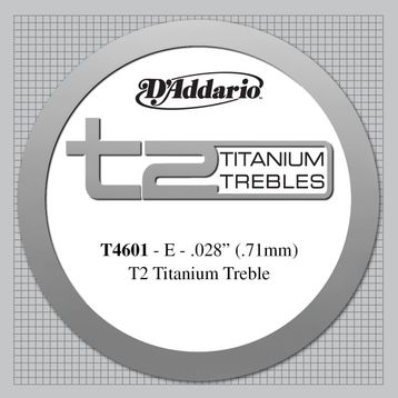 D'addario T4601 T2 Titanium 028 Hard Klasik Gitar Tek Tel