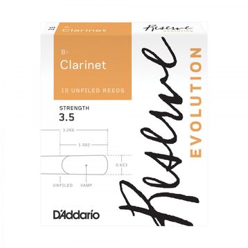Daddario Woodwinds DCE1035 No:3.5 Reserve Evolution Sib Klarnet Kamışı