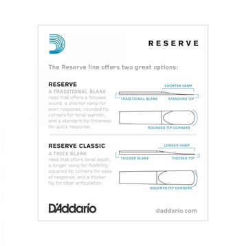 Daddario Woodwinds DCR1035 No:3.5 Reserve Sib Klarnet Kamışı