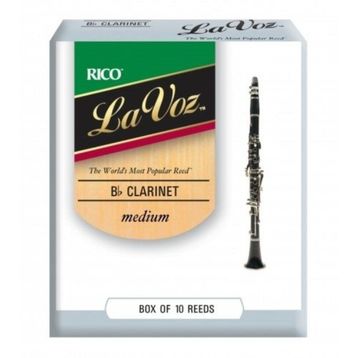 D'addario Woodwinds Rico Lavoz RCC10MD Sib Klarnet Kamışı Medium