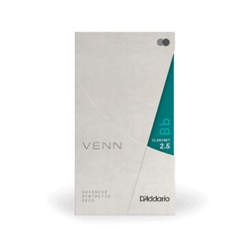 D'addario Woodwinds VENN G2 Sentetik BB No: 2.5 Klarnet Kamışı