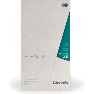 D'addario Woodwinds VENN G2 Sentetik BB No: 2.5 Klarnet Kamışı