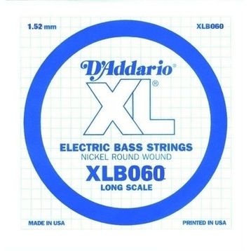 D'addario XLB060 Re Bass Gitar Tek Teli