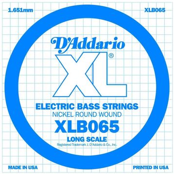 D'addario XLB065 Re Bass Gitar Tek Teli