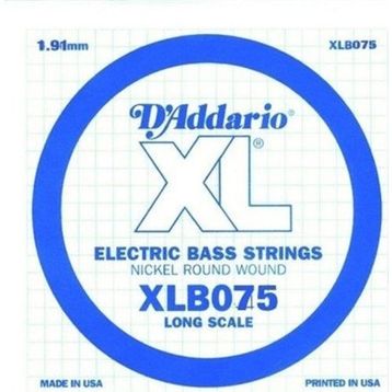D'addario XLB075 La Bass Gitar Tek Teli