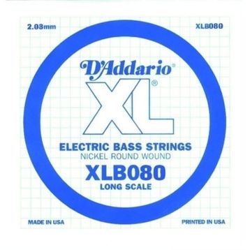 D'addario XLB080 La Bass Gitar Tek Teli