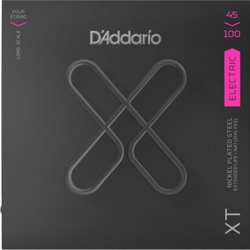 D'addario XTB45100 4 Telli Xt 45-100 Long Scale Bas Gitar Tel Seti