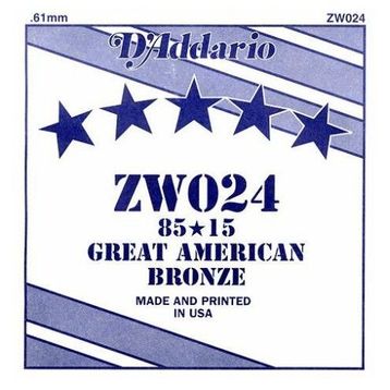 D'addario ZW024 Tek Akustik Gitar Teli