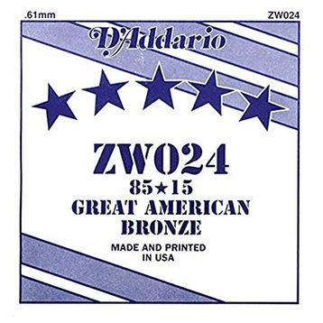 D'addario ZW024 Tek Akustik Gitar Teli