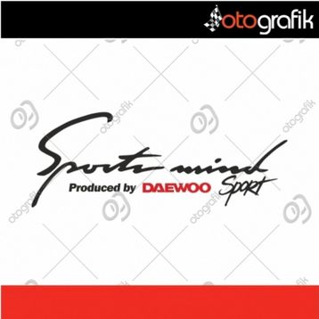 Daewoo Sports Mind Oto Sticker