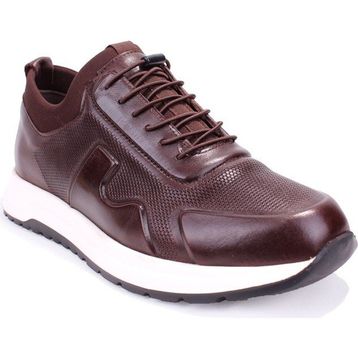 Dagoster DMA08-1061 Ortopedik Slip On Kahve Hakiki Deri Erkek Günlük Ayakkabı