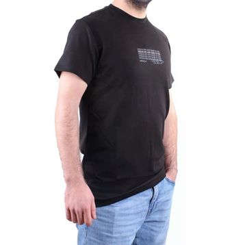 Dagoster DMG23-211676 Siyah Günlük Bisiklet Yaka Erkek Tişört
