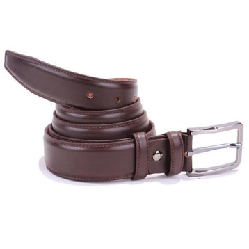 Dagoster DMK26-306DG Kahve Hakiki Deri Erkek Kemer
