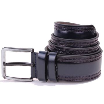 Dagoster DMK26-455 Lacivert Suni Deri Erkek Kemer