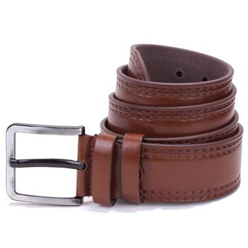 Dagoster DMK26-455 Taba Suni Deri Erkek Kemer