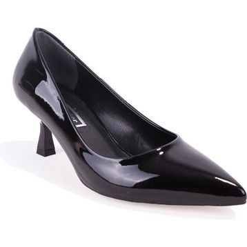 Dagoster DZA07-388499 Siyah Rugan Stiletto Kadın Topuklu Ayakkabı