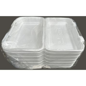 Dagyuce 36D 23.5x15 cm 10 Adet Tek Kullanımlık Köpük İskender Kapaklı Kase Kutu