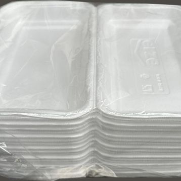 Dagyuce 36D 23.5x15 cm 10 Adet Tek Kullanımlık Köpük İskender Kapaklı Kase Kutu