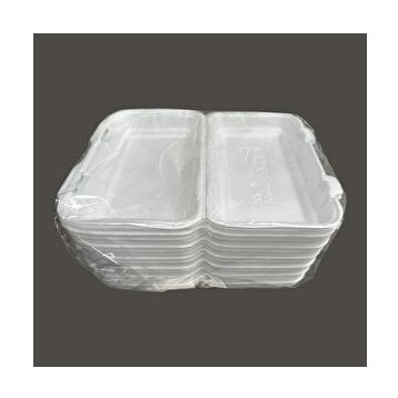 Dagyuce 36D 23.5x15 cm 10 Adet Tek Kullanımlık Köpük İskender Kapaklı Kase Kutu