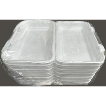 Dagyuce 36D 23.5x15 cm 20 Adet Tek Kullanımlık Köpük İskender Kapaklı Kase Kutu