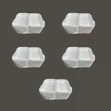 Dagyuce 36D 23.5x15 cm 5x20 Adet Tek Kullanımlık Köpük İskender Kapaklı Kase Kutu