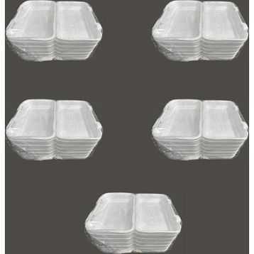 Dagyuce 36D 23.5x15 cm 5x20 Adet Tek Kullanımlık Köpük İskender Kapaklı Kase Kutu