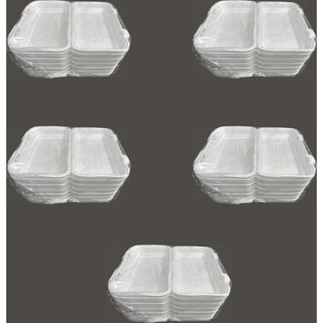 Dagyuce 36D 23.5x15 cm 5x20 Adet Tek Kullanımlık Köpük İskender Kapaklı Kase Kutu