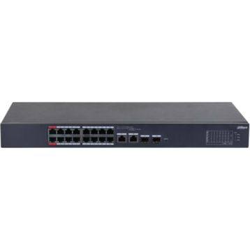 Dahua CS4218-16ET-240 16 Port 16xFE-2xGE-2xGE Yönetilebilir 240W PoE Switch