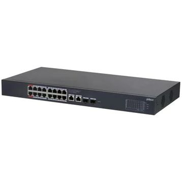 Dahua CS4220-16GT-240 16 Port Gigabit PoE 2 Port Gigabit Uplink 2 Port SFP 240 W Cloud Yönetilebilir Switch