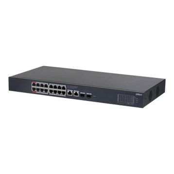 Dahua CS4220-16GT-240 16 Port Gigabit PoE 2 Port Gigabit Uplink 2 Port SFP 240 W Cloud Yönetilebilir Switch