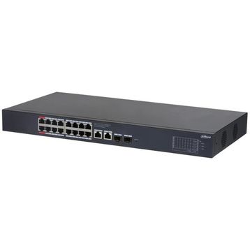 Dahua CS4220-16GT-240 16 Port Gigabit PoE 2 Port Gigabit Uplink 2 Port SFP 240 W Cloud Yönetilebilir Switch