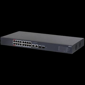 Dahua CS4220-16GT-240 16 Port Gigabit PoE 2 Port Gigabit Uplink 2 Port SFP 240 W Cloud Yönetilebilir Switch
