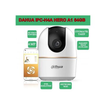Dahua H4A 2K 4MP 360 Derece Gece Görüşlü IP Wi-Fi Güvenlik Kamerası