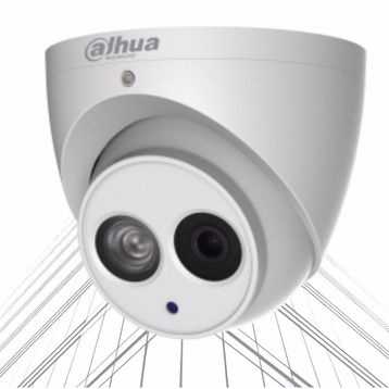 Dahua IPC-HDW4231EM-AS-0360B-S4 H265+ 3.6 mm Lens Dahili Sesli SD Kartlı WDR 2 mp 1080P Starlight IR Dome Poe IP Kamera