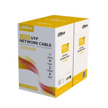 Dahua PFM920-6UN UTP Cat 6 Dış Ortam Bakır Kablo