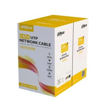 Dahua PFM920-6UN UTP Cat 6 Dış Ortam Bakır Kablo