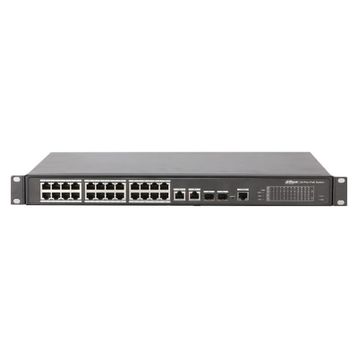 Dahua PFS4226-24ET-360-V3 24 Port Gigabit PoE 2 Port SFP 360 W Yönetilebilir PoE Switch