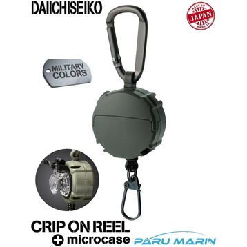 Daiichiseiko Crip On Reel + Micro Case 2 Gözlü Foliage Green Aksesuar Askısı