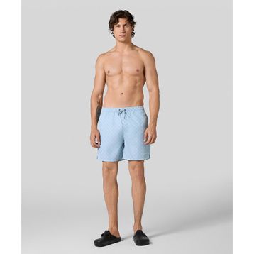 Daily Paper 2512008-001 Logo Swimshorts Mavi Erkek Mayo