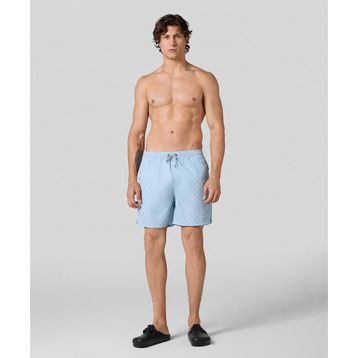 Daily Paper 2512008-001 Logo Swimshorts Mavi Erkek Mayo
