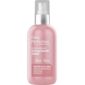DailyPerfection Pro Onarıcı Bakım Keratin Collagen İçerikli 200 ml Sıvı Saç Bakım Kremi