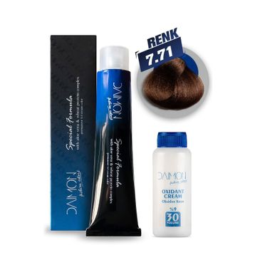 Daimon 7.71 Soğuk Fındık 60 ml Saç Boyası