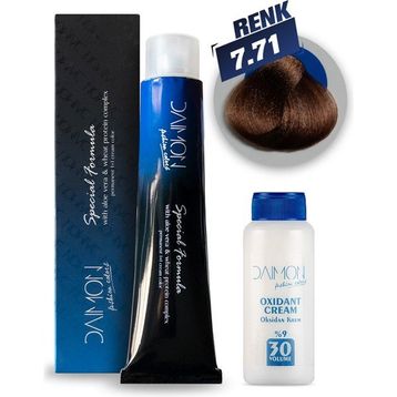Daimon 7.71 Soğuk Fındık 60 ml Saç Boyası
