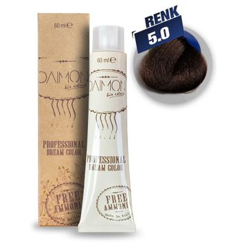 Daimon Fa Amonyaksız 5.0 Açık Kestane Saç Boyası