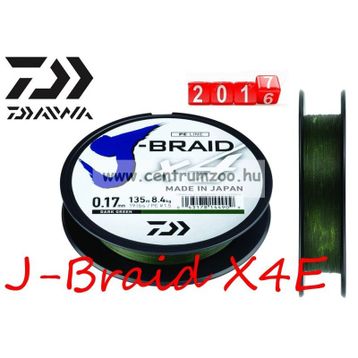 Daiwa J-Braid 4B Koyu Yeşil 135 m Misina