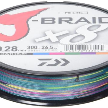 Daiwa J-Braid 8 Braid 300 Misina