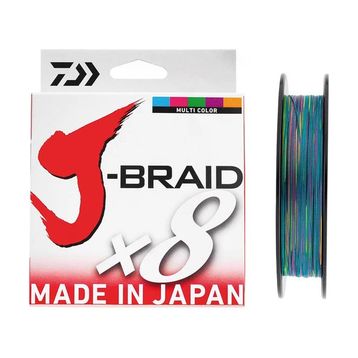 Daiwa J-Braid 8b 300M 0,24 mm Multicolor İp Misina