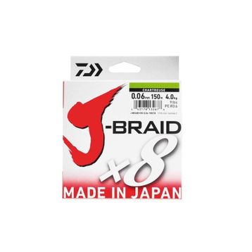 Daiwa J-Braid 8B Chartreuse 150 m 0,18 mm İp Misina