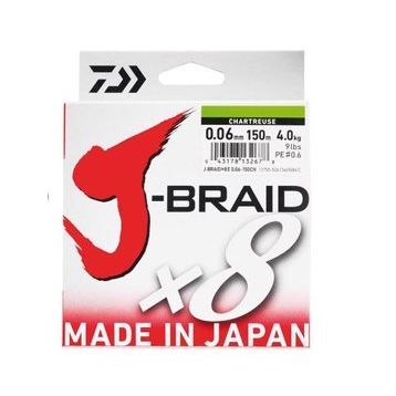 Daiwa J-Braid 8B Chartreuse 150 m 0,18 mm İp Misina