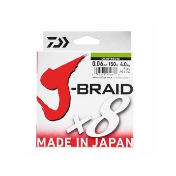 Daiwa J-Braid 8B Chartreuse 150 m Misina
